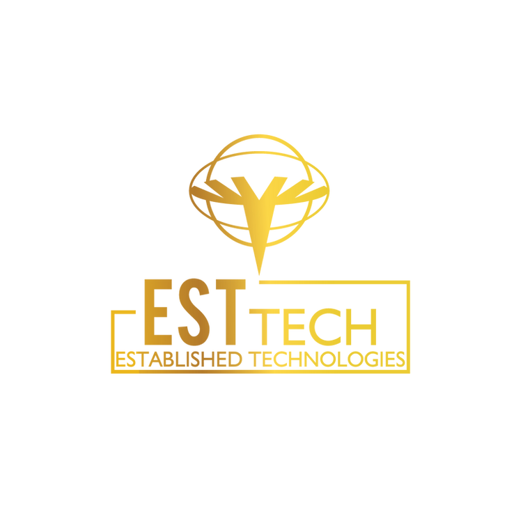 Esttech Inc. full logo representing patented lensed LED grow light technology