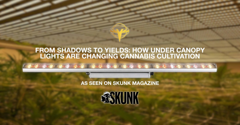 SKUNK MAGAZINE article for ESTTECH INC.'s Under Canopy LED Lights